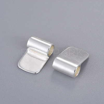 Brass Glue-on Flat Pad Bails KK-D519-B-S-1