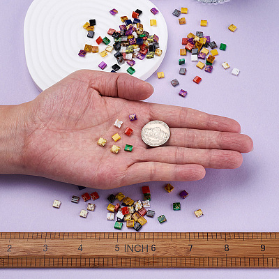 200Pcs 10 Colors Electroplate Glass Seed Beads SEED-CD0001-03B-1