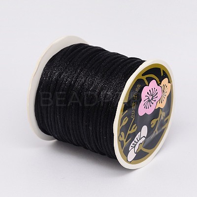 Nylon Satin Rattail Cords LW-K001-1mm-900-1