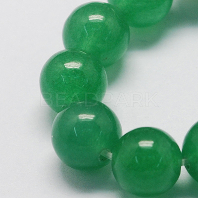 Natural White Jade Bead Strands G-R165-12mm-14-1