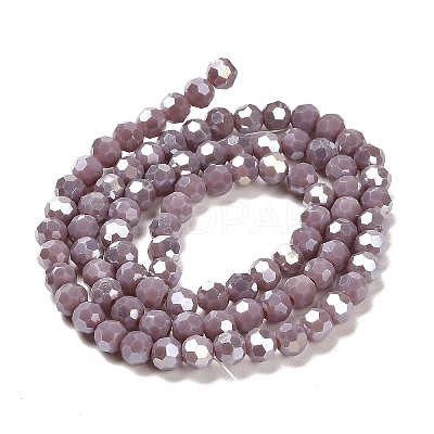 Opaque Glass Beads Stands X-EGLA-A035-P4mm-B11-1