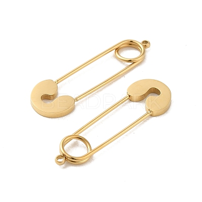 304 Stainless Steel Pendants STAS-L022-382G-1