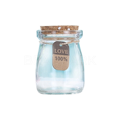 Glass Empty Wishing Bottle PW-WG19839-01-1