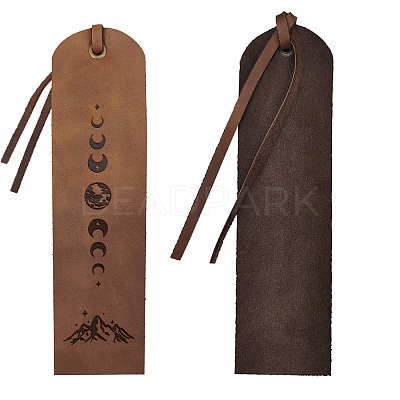 Cowhide Leather Labels AJEW-WH0386-0009-1