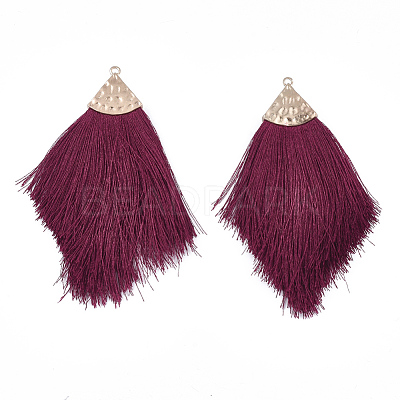 Polyester Tassel Big Pendant Decorations FIND-T042-10-1