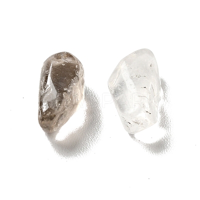 Natural Quartz Crystal & Smoky Quartz Beads G-D472-06-1