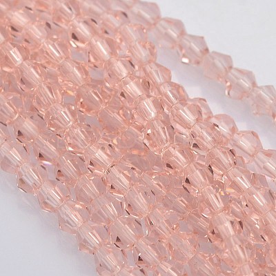 Bicone Glass Beads Strands X-EGLA-P016-4mm-10-1