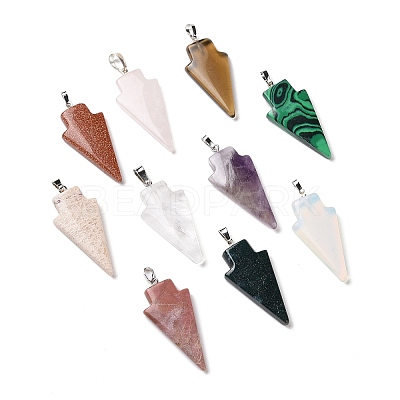 Mixed Gemstone Pendants G-G930-01P-1