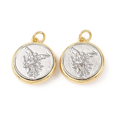 Brass Pendants KK-K408-03B-G-1
