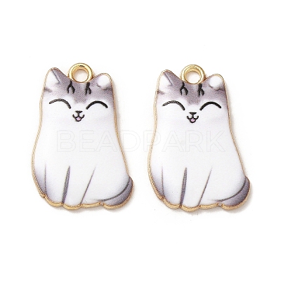 Alloy Enamel Pendants ENAM-M046-12G-D-1