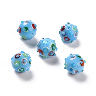 Handmade Lampwork Beads LAMP-F022-03C-1