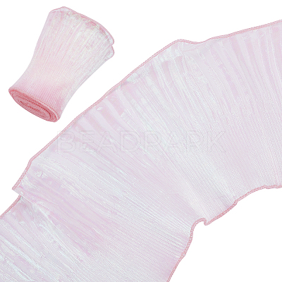 6 Yards Laser Polyester Pleated Lace Trim OCOR-BC0006-11D-1