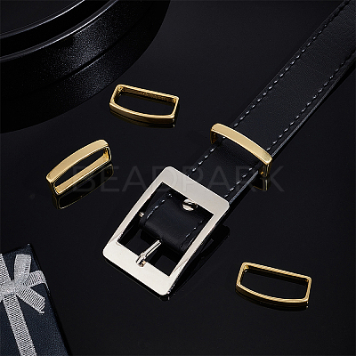 Brass Loop Keepers KK-WH0083-09C-G-1