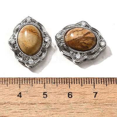 Natural Picture Jasper Multi-Strand Links KK-M304-04P-10-1