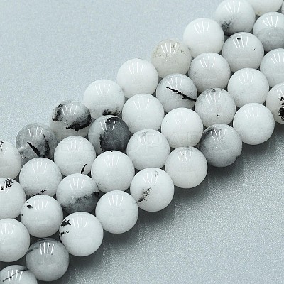 Natural Quartz Beads Strands G-N355-10mm-01-1