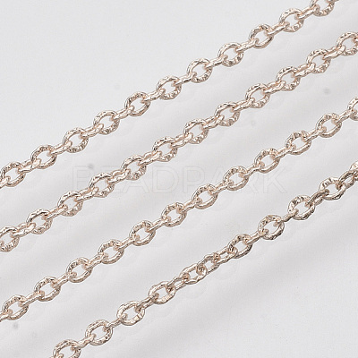 Brass Cable Chains CHC-T008-04RG-1