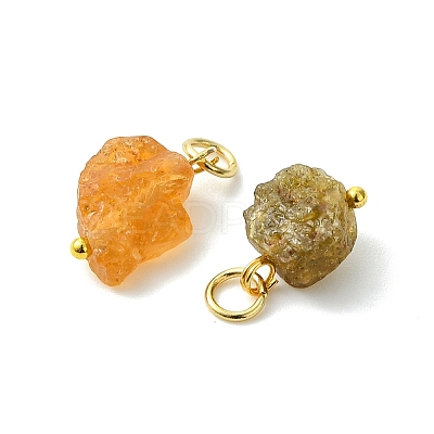 Raw Rough Natural Tourmaline Pendants PALLOY-JF05842-1