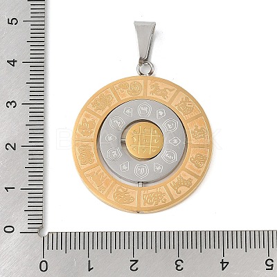 304 Stainless Steel Pendant STAS-U040-07GP-1