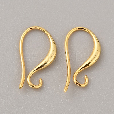 Brass Earring Hooks KK-WH0011-45G-1