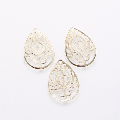 Iron Filigree Pendants X-IFIN-F158-57G-1