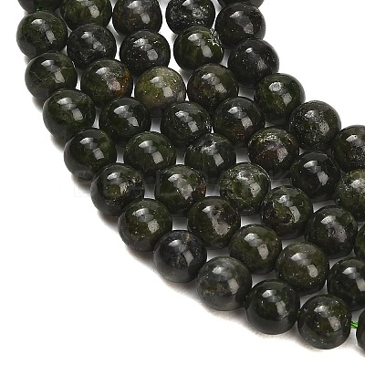 Natural Green Diopside Beads Strands GG-CBA993B-A01-6mm-1