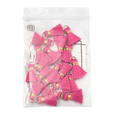 20Pcs Handmade Polycotton(Polyester Cotton) Tassel Decorations FIND-FS0003-27J-1