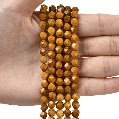 Natural Mookaite Beads Strands G-Z119-A07-01B-1