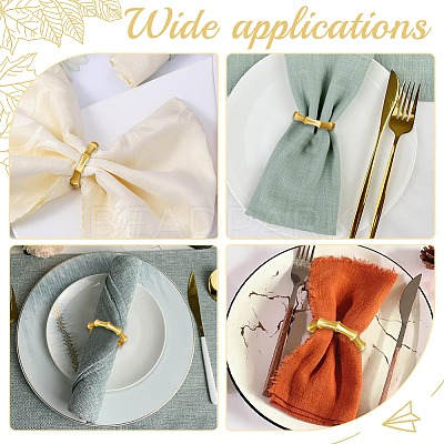 6Pcs Alloy Napkin Rings AJEW-CP0009-05G-1