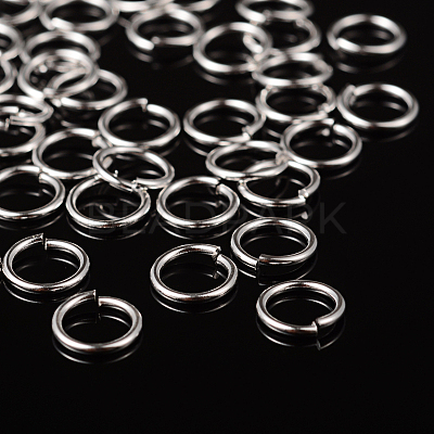 Brass Open Jump Rings JRC8MM-S-1