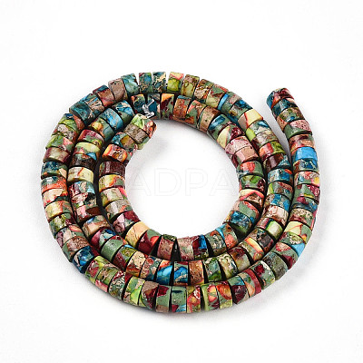 Natural Imperial Jasper Beads Strands G-N344-41C-1