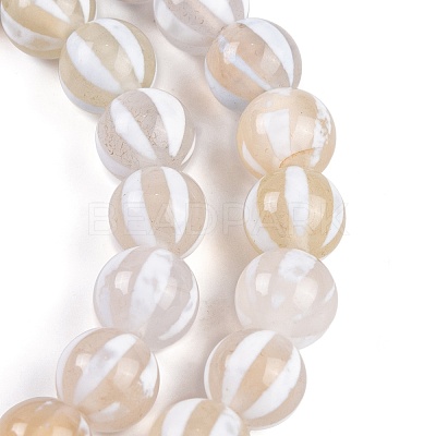 Tibetan Style dZi Beads Strands G-C133-A04-02-1