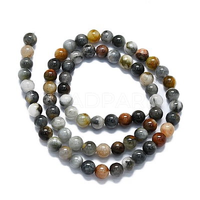 Natural Eagle Eye Stone Beads Strands G-K245-A09-02-1