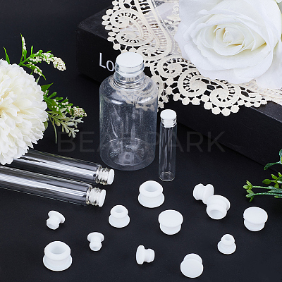 30Pcs 5 Style Silicone Bottle Seal Plug AJEW-GF0008-09B-1