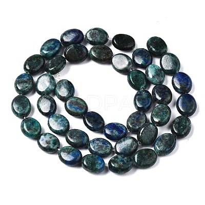 Natural Chrysocolla and Lapis Lazuli Beads Strands X-G-N330-031-1