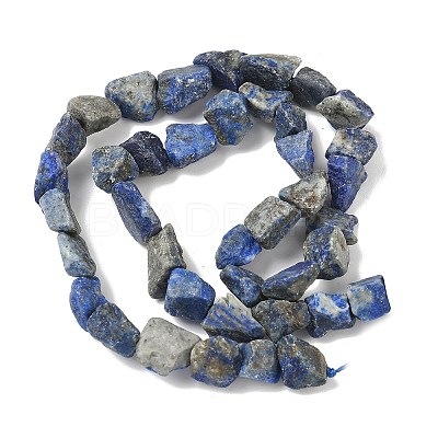 Raw Rough Natural Lapis Lazuli Beads Strands LS-G-M453-D06-1