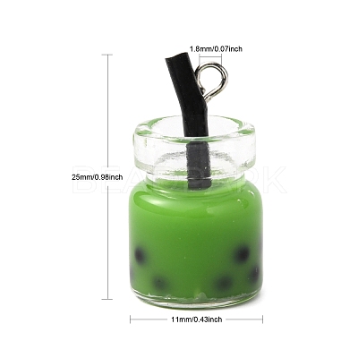 Glass Bottle Pendants X-CRES-S359-01H-1