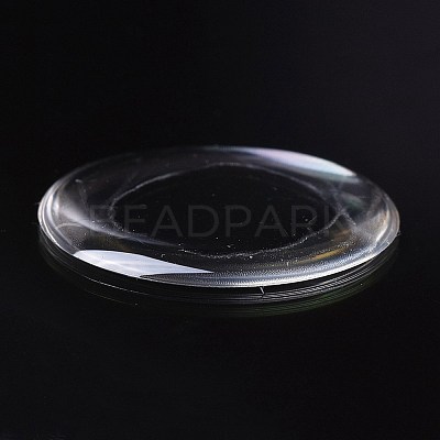Plastic Clear Cabochons Epoxy Sticker X-AJEW-J031-01-1