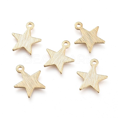 Brass Charms X-KK-G397-04G-1