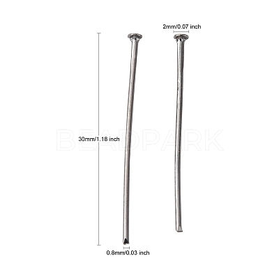 Iron Flat Head Pins HPB3.0cm-1