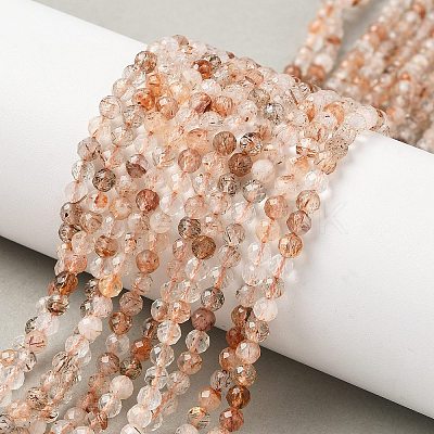 Natural Rutilated Quartz Beads Strands G-L622-C06-4mm-1