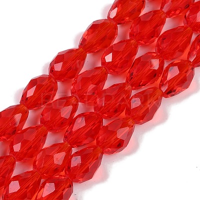 Transparent Glass Beads Strands EGLA-N013-T8mm-D12-1