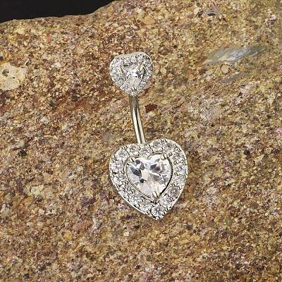 304 Stainless Steel Belly Rings WGE61B2-01-1