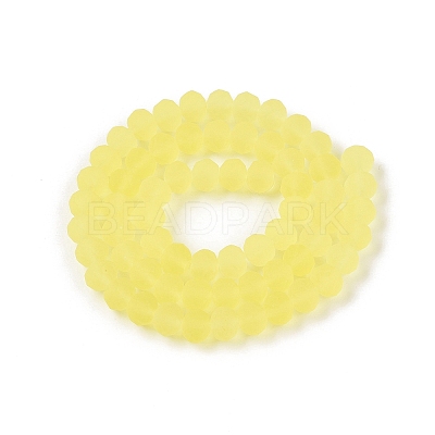 Transparent Glass Beads Strands LS-EGLA-A044-T8mm-MD29-1
