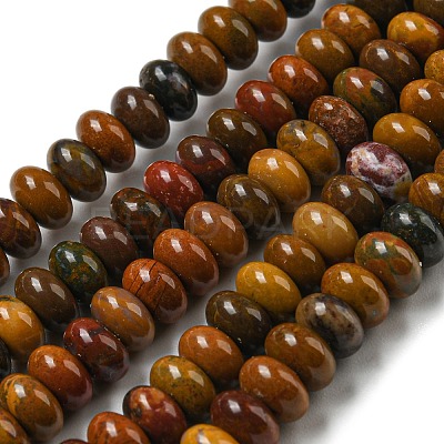 Natural Petrified Wood Beads Strands G-Z046-A02-01-1
