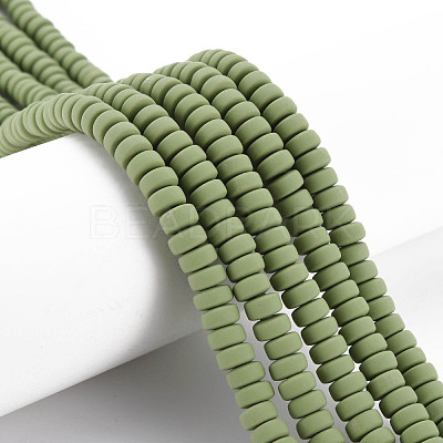 Handmade Polymer Clay Beads Strands CLAY-N008-008-202-1