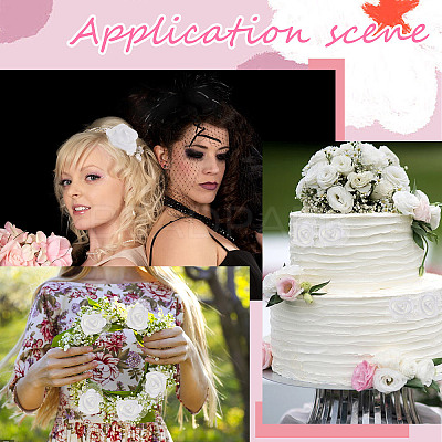 3D Foam Rose Ornament Accessories DIY-WH0304-623I-1