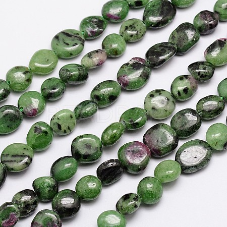 Natural Ruby in Zoisite Bead Strands X-G-L459-31-1