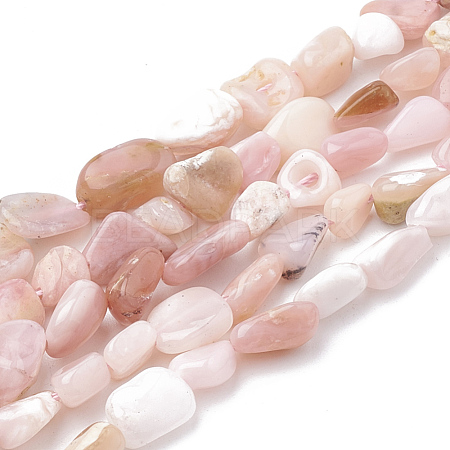 Natural Pink Opal Beads Strands G-S339-14B-1
