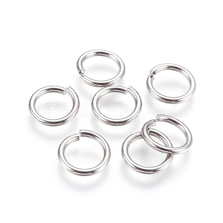 Tarnish Resistant 304 Stainless Steel Saw Cut Open Jump Rings STAS-P212-25P-10-1