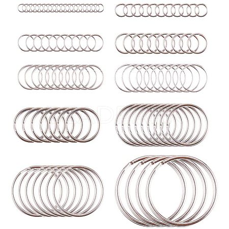 Iron Double Loops Jump Rings Split Rings and Iron Split Key Rings PH-IFIN-G079-05P-1